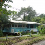 typisches Holzhaus bei Cahuita