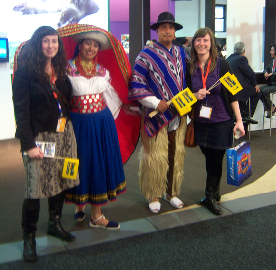 Ireen und Marlen „in Ecuador“ – ITB 2010