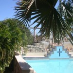 Der Pool des Hotels