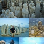 Bilder vom Underwater Art Museum bei Cancun