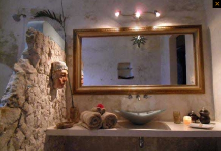 Badezimmer Hacienda Sacnicte