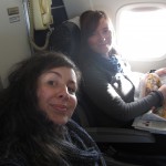 im Air France Flieger nach Paris