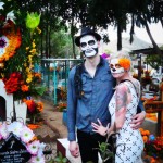 Unsere Kunden Bianca udn Christian am Dia de los Muertos in Oaxaca