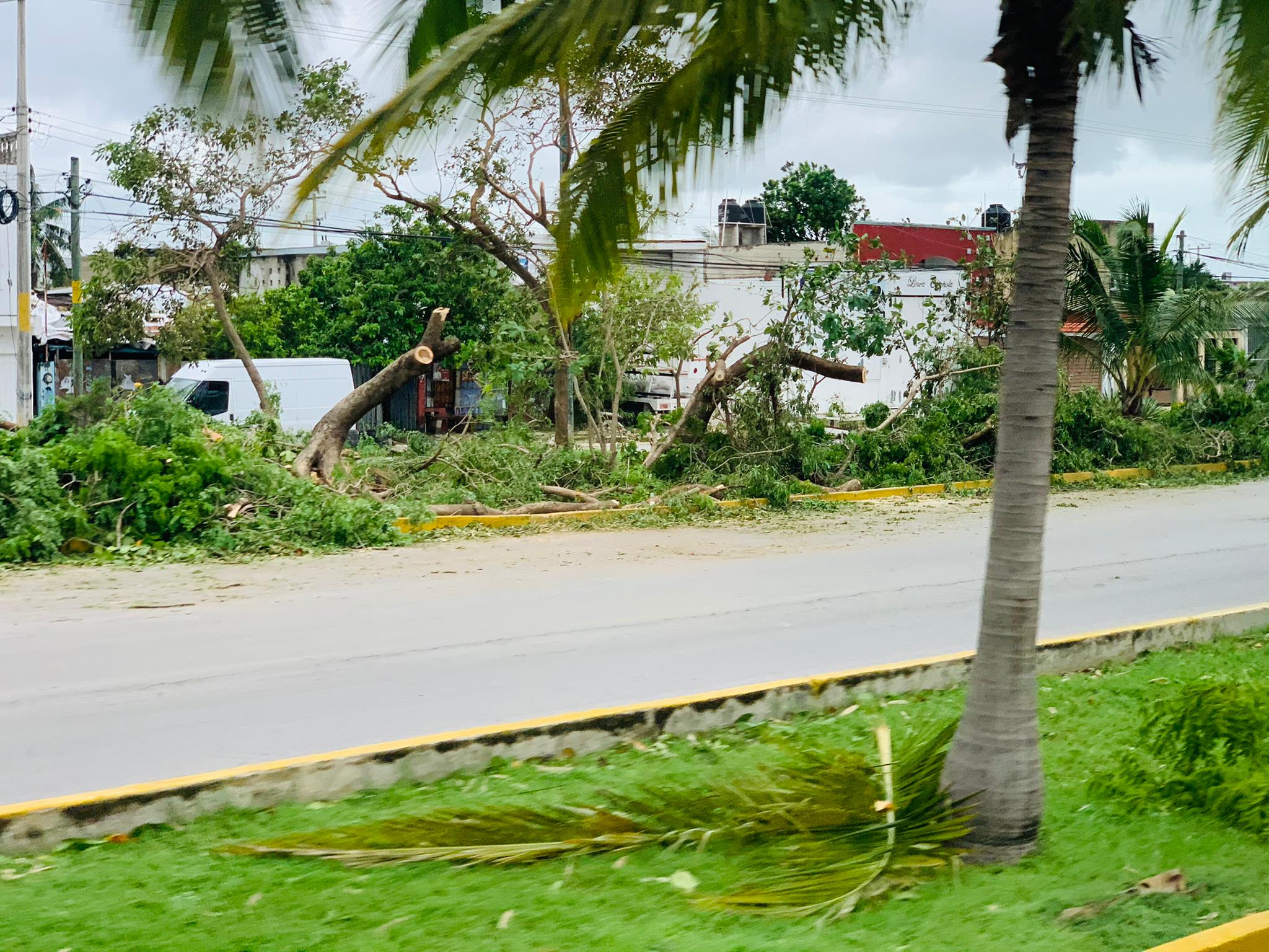 Hurrikan Delta in Cancun