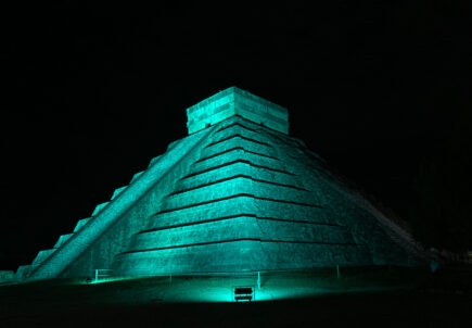 Chichén Itzá bei Nacht