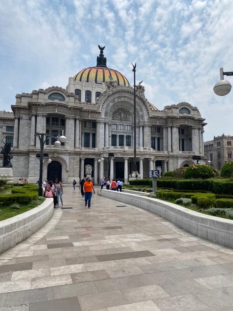Palacio de Bellas Artes in Mexiko Stadt Die Sehenswürdigkeit Palacio de Bellas Artes in Mexiko Stadt
