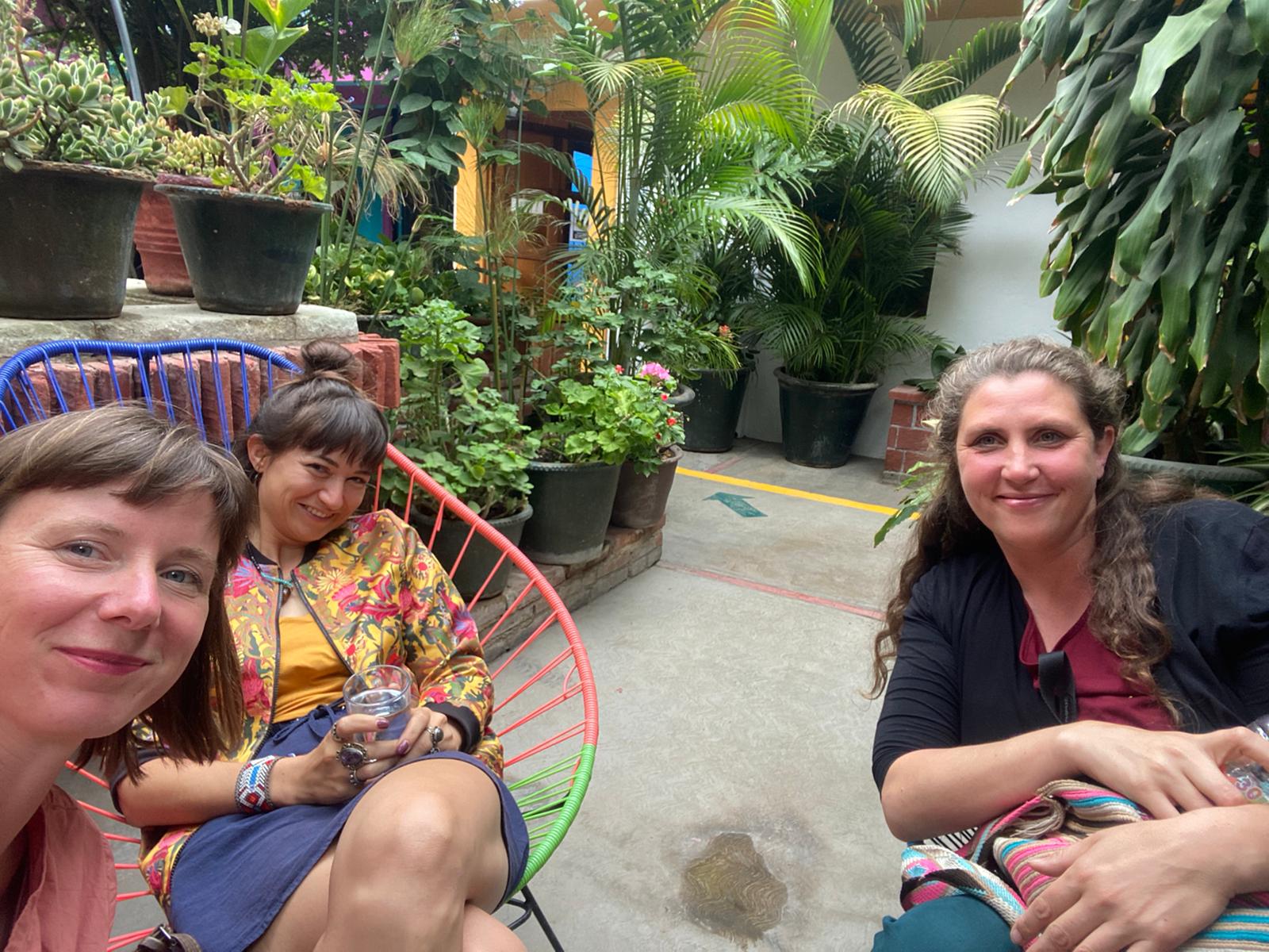 Katrin, Andrea und Marlen in Oaxaca Oaxaca