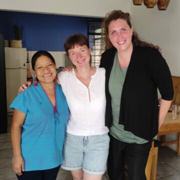 Marlen und Andrea nach ihrer Limpia Limpia in Oaxaca