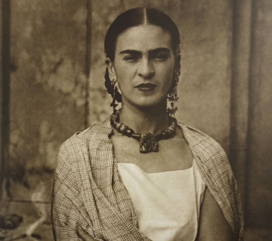 Frida Kahlo, fotografiert von seinem Vater.