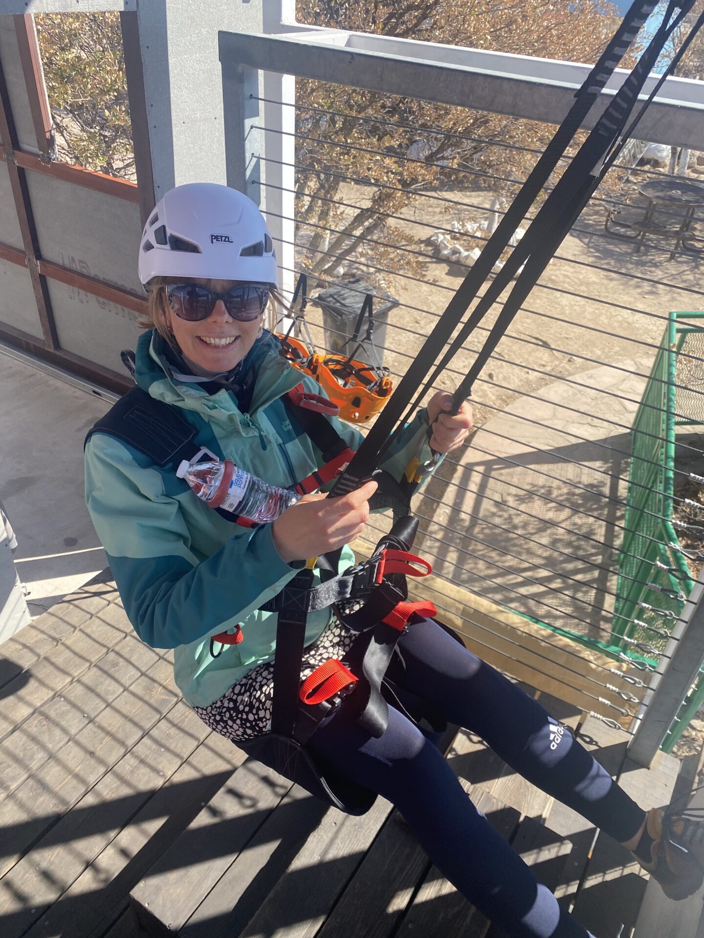 Ulrike probiert den Ziprider