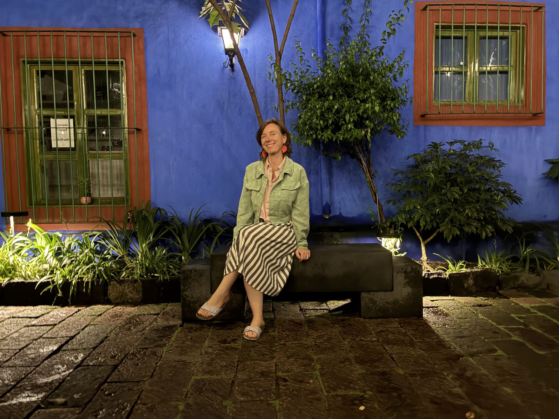 Mexico City Marlen vor Casa Azul